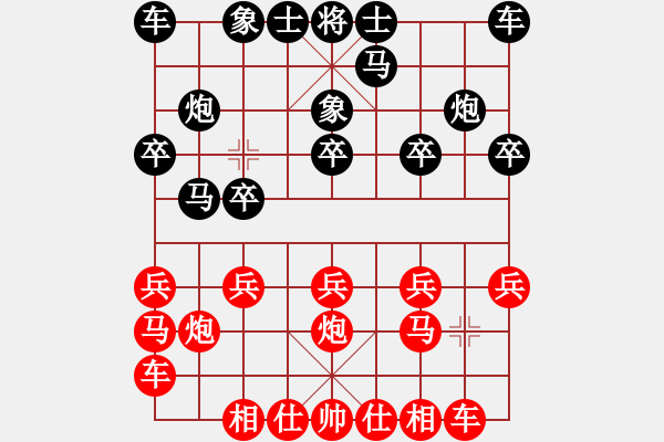 象棋棋譜圖片：草上飛對地山謙.pgn - 步數(shù)：10 