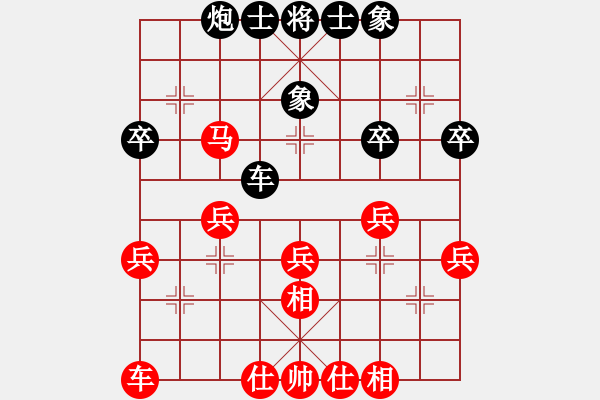 象棋棋譜圖片：周司令[921247153] -VS- 山 雞[759122344] - 步數(shù)：40 