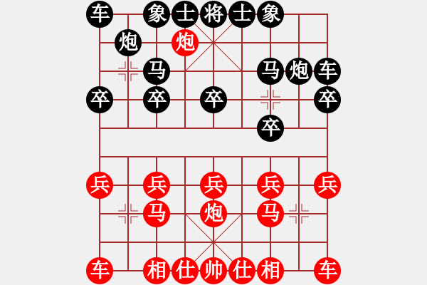 象棋棋譜圖片：感覺[272330597] -VS- 順棋自然[724459661] - 步數(shù)：10 