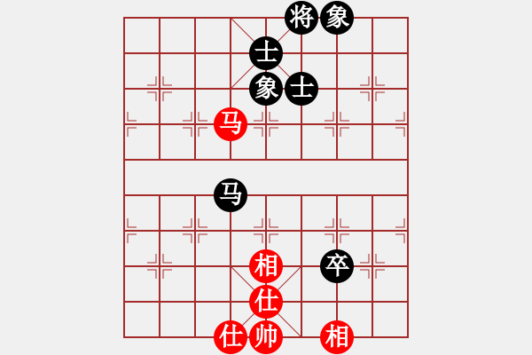 象棋棋譜圖片：明鏡止水(6星)-和-靠靠靠(北斗) - 步數：100 