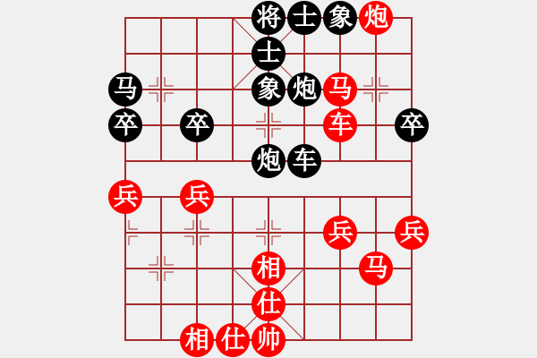 象棋棋譜圖片：遼南一霸(2段)-勝-月影戰(zhàn)士(4段) - 步數(shù)：40 