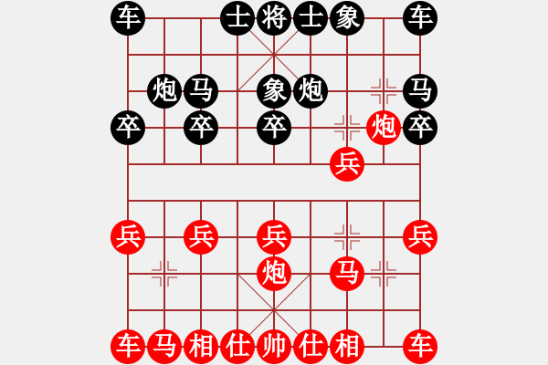 象棋棋譜圖片：包 - 步數(shù)：10 