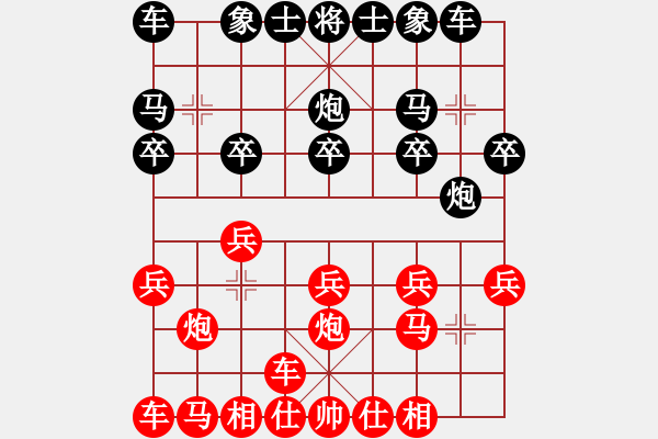 象棋棋譜圖片：橫才俊儒[292832991] -VS- 大興灬丿混混[1092082923] - 步數(shù)：10 