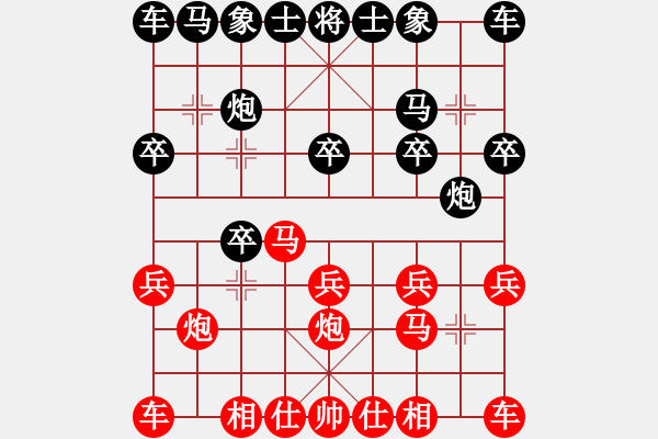 象棋棋譜圖片：棋林雨[973003112] -VS- 拓荒者[1015901767] - 步數(shù)：10 