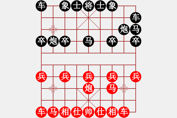 象棋棋譜圖片：何武強(qiáng) 先勝 康群光 - 步數(shù)：10 