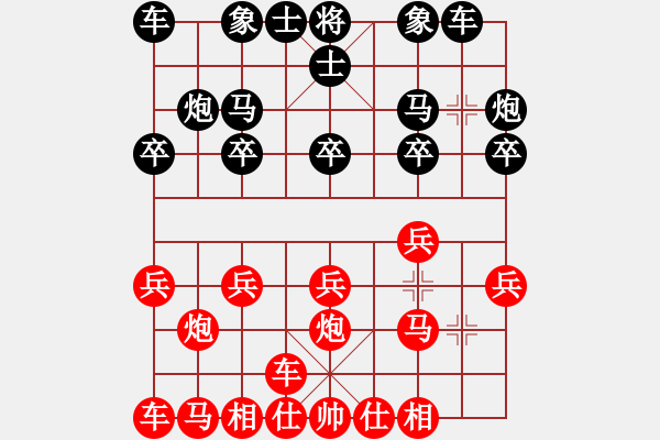 象棋棋譜圖片：橫才俊儒[292832991] -VS- 開(kāi)心果[522979114] - 步數(shù)：10 