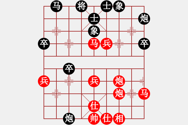 象棋棋譜圖片：“古川杯第二輪 成都許文章先勝蒲江王其軒 - 步數(shù)：40 