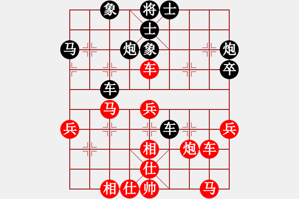 象棋棋譜圖片：小小棋童(月將)-勝-無(wú)錫殺手(月將) - 步數(shù)：40 