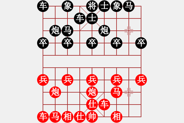 象棋棋譜圖片：神劍出鞘【先負(fù)】寧波戚文卿(2015-6-12弈于大師網(wǎng)棋室) - 步數(shù)：10 