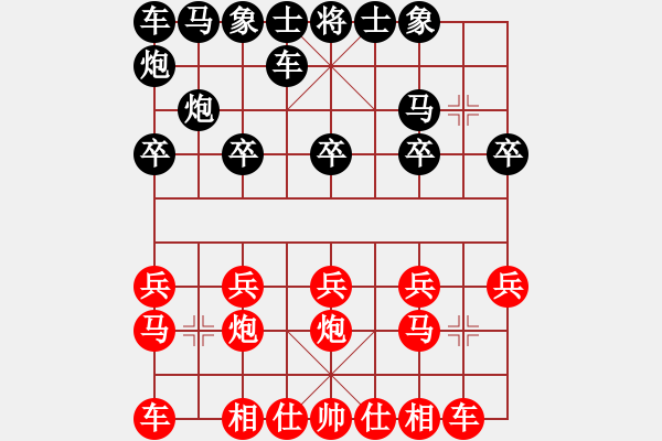 象棋棋谱图片：孔义令 先负 常运新6 - 步数：10 
