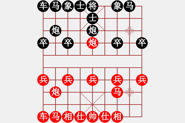 象棋棋譜圖片：【2020年7月7日暑期班第二節(jié)】：7.王泓博（先負）白澤君 - 步數(shù)：10 