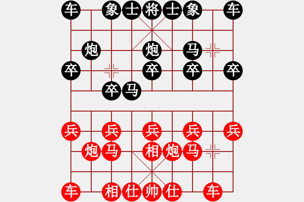 象棋棋譜圖片：林川博 先和 梅曉輝 - 步數(shù)：10 