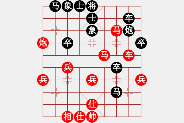 象棋棋譜圖片：銅陵布衣(5段)-勝-森林臥虎(4段) - 步數(shù)：40 