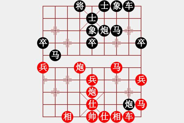 象棋棋譜圖片：乘風(fēng)揚(yáng)(3段)-勝-社區(qū)第二名(2段) - 步數(shù)：40 