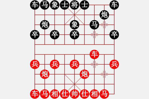 象棋棋谱图片：周六赛事 - 步数：10 