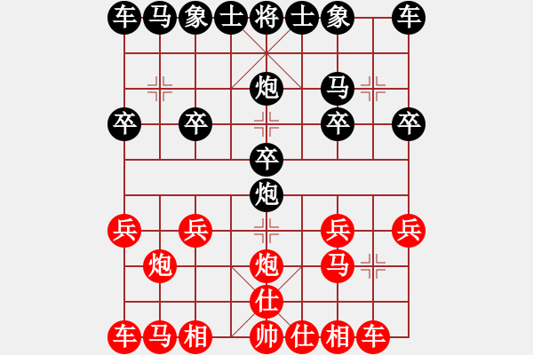 象棋棋譜圖片：天天象棋力評測丟丟業(yè)7-1先負浩軒爺 - 步數(shù)：10 