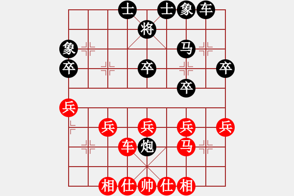 象棋棋譜圖片：gguuffaann(2段)-勝-wwjie(7段)五七炮對屏風(fēng)馬進(jìn)７卒 紅左直車對黑右直車左炮過河 - 步數(shù)：40 