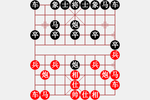 象棋棋譜圖片：成功[474350190] -VS- 橫才俊儒[292832991] - 步數(shù)：10 