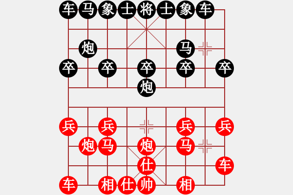 象棋棋譜圖片：酒后連將(4段)-負(fù)-業(yè)余棋軟(2段) - 步數(shù)：10 