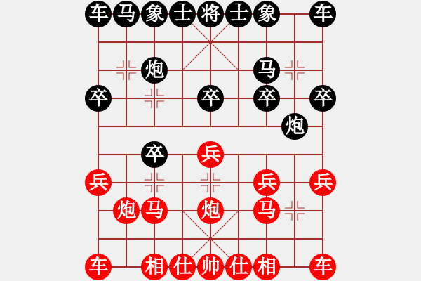 象棋棋譜圖片：性事旦旦[1446510506] -VS- 古月胡[2280336413] - 步數(shù)：10 