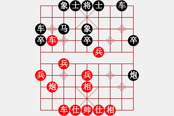 象棋棋譜圖片：哈咯(2段)-勝-永不掉隊(duì)(2段) - 步數(shù)：40 