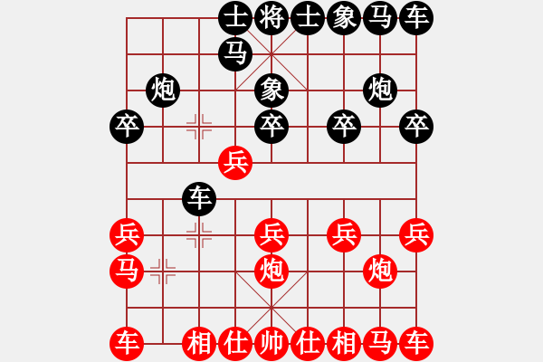 象棋棋譜圖片：熱血盟●溫柔一刀[紅] -VS- 熱血盟_象棋教父[黑] - 步數(shù)：10 