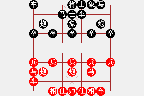 象棋棋谱图片：鲁中老帅(9段)-和-万里鹏程(4段) - 步数：10 