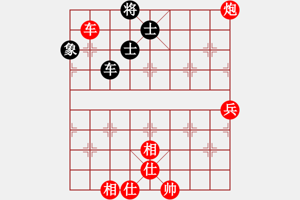 象棋棋譜圖片：朝陽象棋群棋王賽姜士財先勝劉忠福 - 步數(shù)：100 