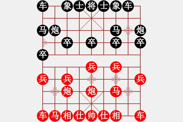 象棋棋譜圖片：2021.1.22.20王者象棋十分鐘后勝毛云昌 - 步數(shù)：10 