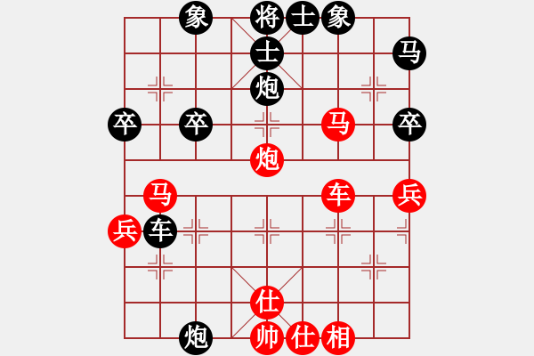 象棋棋譜圖片：棋壇風(fēng)云(4段)-負(fù)-xwtzyjpljf(7段) - 步數(shù)：40 