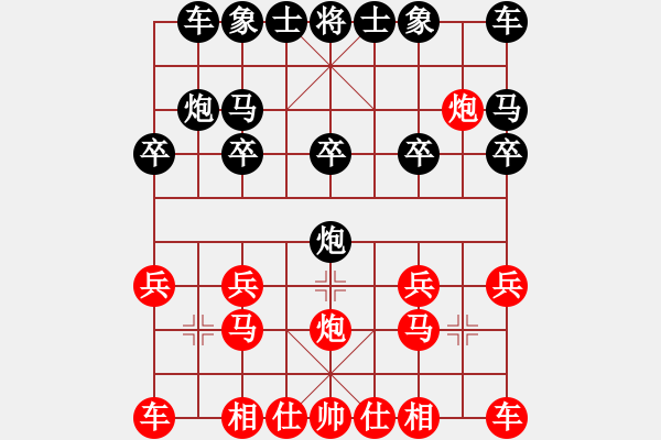 象棋棋譜圖片：出頭鳥的勇氣[紅] -VS- 方圓[黑] - 步數(shù)：10 