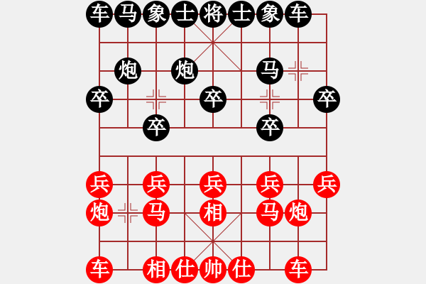 象棋棋譜圖片：jiangue(3段)-勝-不可測(cè)深(6段) - 步數(shù)：10 