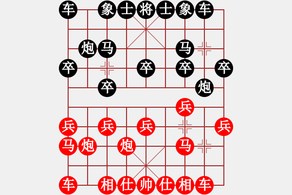 象棋棋譜圖片：忠縣隊(duì) 管朋云 和 渝北隊(duì) 劉心敏 - 步數(shù)：10 