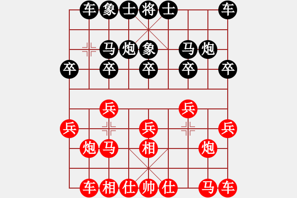 象棋棋譜圖片：中華男兒(9段)-和-心系十三族(人王) - 步數(shù)：10 