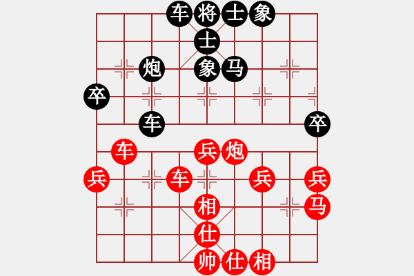 象棋棋譜圖片：江西殺手(3段)-和-輕鴻(3段) - 步數(shù)：40 