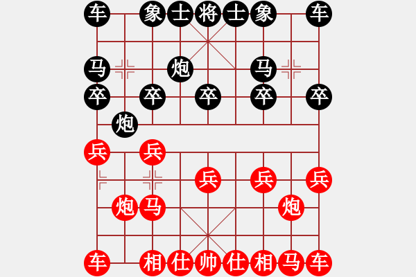 象棋棋譜圖片：夢(mèng)醒[黑] -VS- 門球大俠[紅] - 步數(shù)：10 