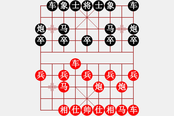 象棋棋譜圖片：簫簫客[974616154] -VS- 寶貝[1103964873] - 步數(shù)：10 