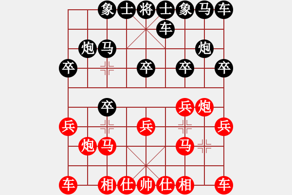 象棋棋譜圖片：上天堂種玫瑰 -VS- 明以食為天 - 步數(shù)：10 