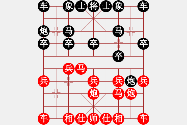 象棋棋譜圖片：姜貴玉(5r)-勝-楊學(xué)文(5r) - 步數(shù)：10 