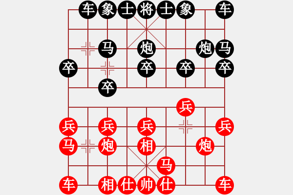 象棋棋譜圖片：軟 先勝 張紅 - 步數(shù)：10 