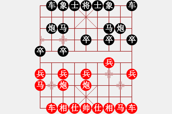 象棋棋譜圖片：天機(jī)老人[-](業(yè)余六級) 勝 風(fēng)月無邊[821661724](業(yè)余六級) - 步數(shù)：10 