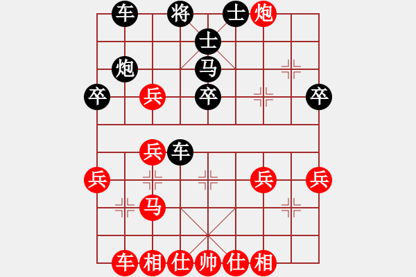 象棋棋譜圖片：中炮急進(jìn)中兵對屏風(fēng)馬(業(yè)五升業(yè)六評測對局)我先勝 - 步數(shù)：41 