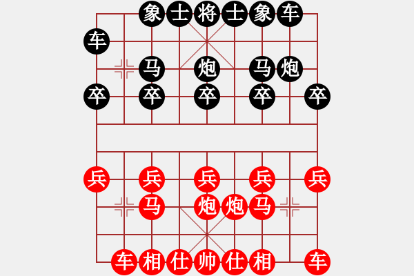 象棋棋譜圖片：夜郎游客(5段)-負(fù)-天門(mén)曲波(9級(jí)) - 步數(shù)：10 