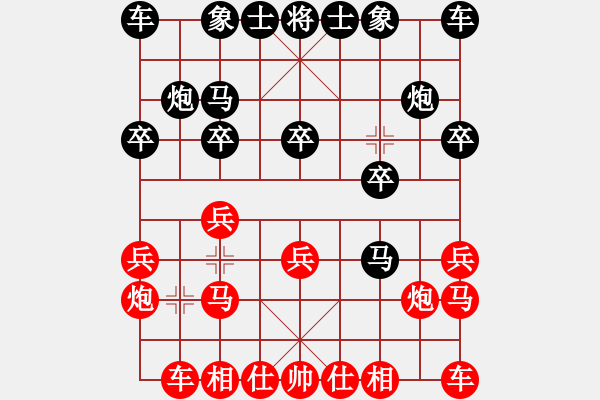 象棋棋譜圖片：百 靈[623328426] -VS- 天下棋奕[17678691] - 步數(shù)：10 