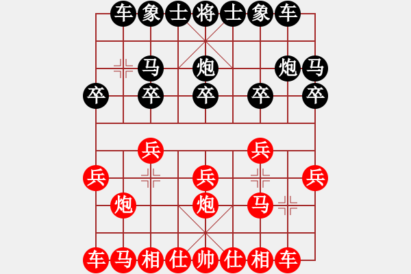 象棋棋譜圖片：難忘過去[紅] -VS- 牛哥[黑] - 步數(shù)：10 