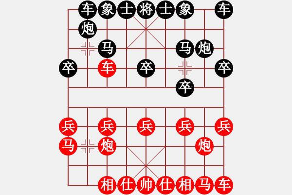 象棋棋譜圖片：潘帕鷹(月將)-和-沁詩(月將) - 步數(shù)：10 