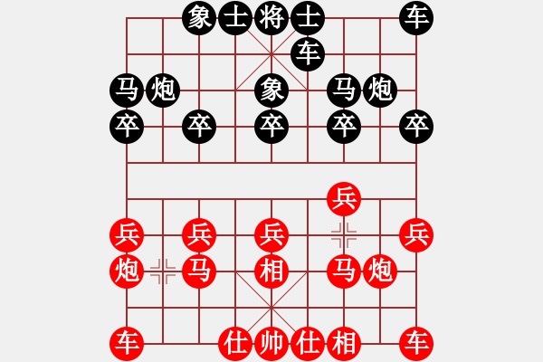 象棋棋譜圖片：彭勇 先和 雷偉新 - 步數(shù)：10 