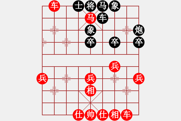 象棋棋譜圖片：神風(fēng)教練 勝 業(yè)九二 B25 中炮兩頭蛇對(duì)左三步虎 先手飛刀 - 步數(shù)：40 