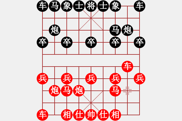 象棋棋谱图片：点钻商业策划[红] -VS- 红玫瑰[黑] - 步数：10 