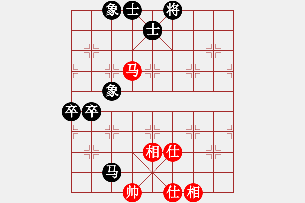 象棋棋譜圖片：hanklin(3段)-和-天兵阿安(6段) - 步數(shù)：80 